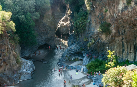 gole dell'alcantara